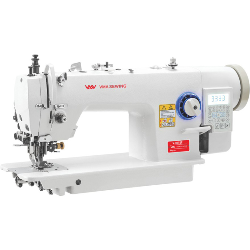 V-0352E Electronic top & bottom feed lockstitch with edge cutter